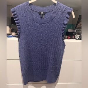 PAIGE lightweight sleeveless sweater in blue yonder size Large